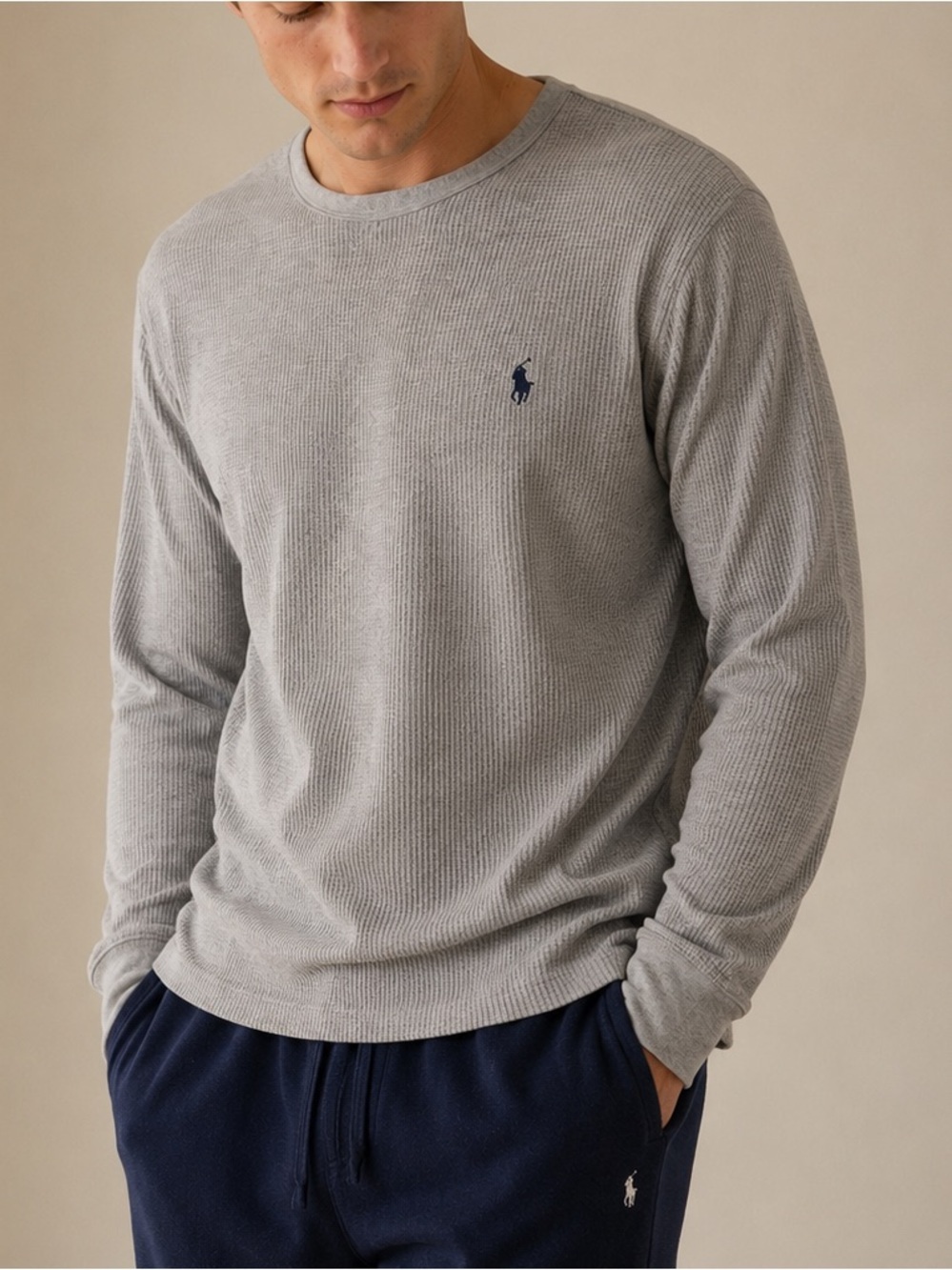 Polo Ralph Lauren Cotton Waffle Knit Thermal